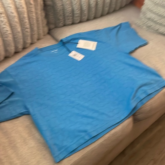 NWT 💐 Coach GORGEOUS Color Over sized  Shirt top Size XL💙 New $178 - Picture 4 of 9